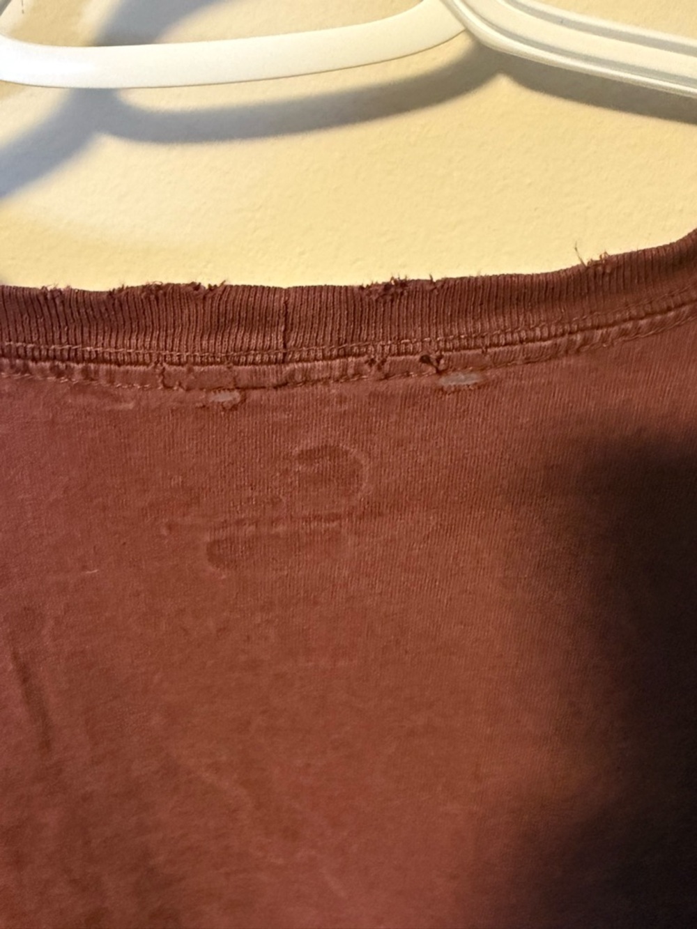 Carhartt Long Sleeve Pocket Tee - Burgundy - Picture 8 of 8